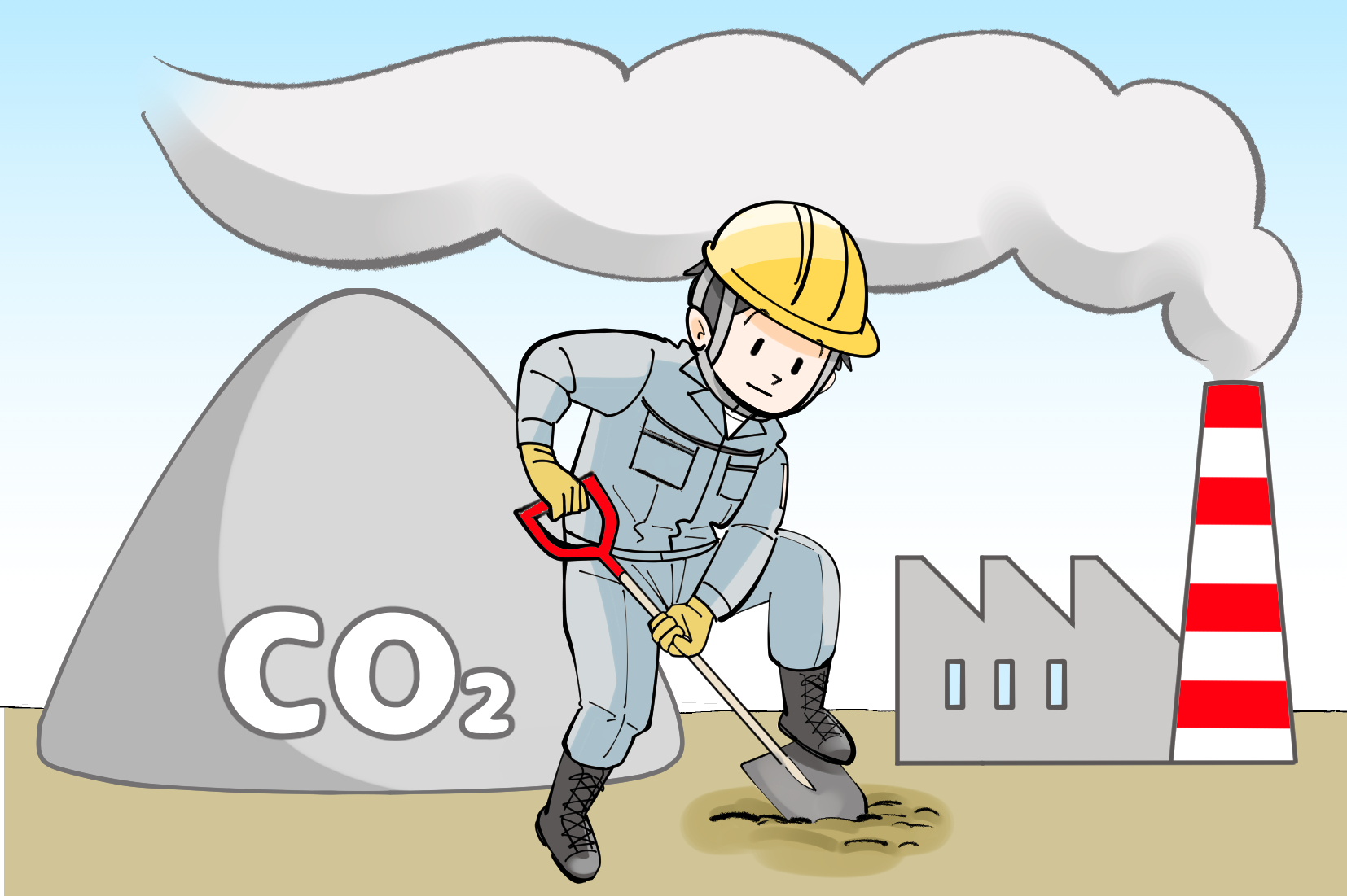 ２０５０年にはＣＯ２の年間貯留量が最大約２億４０００万㌧に