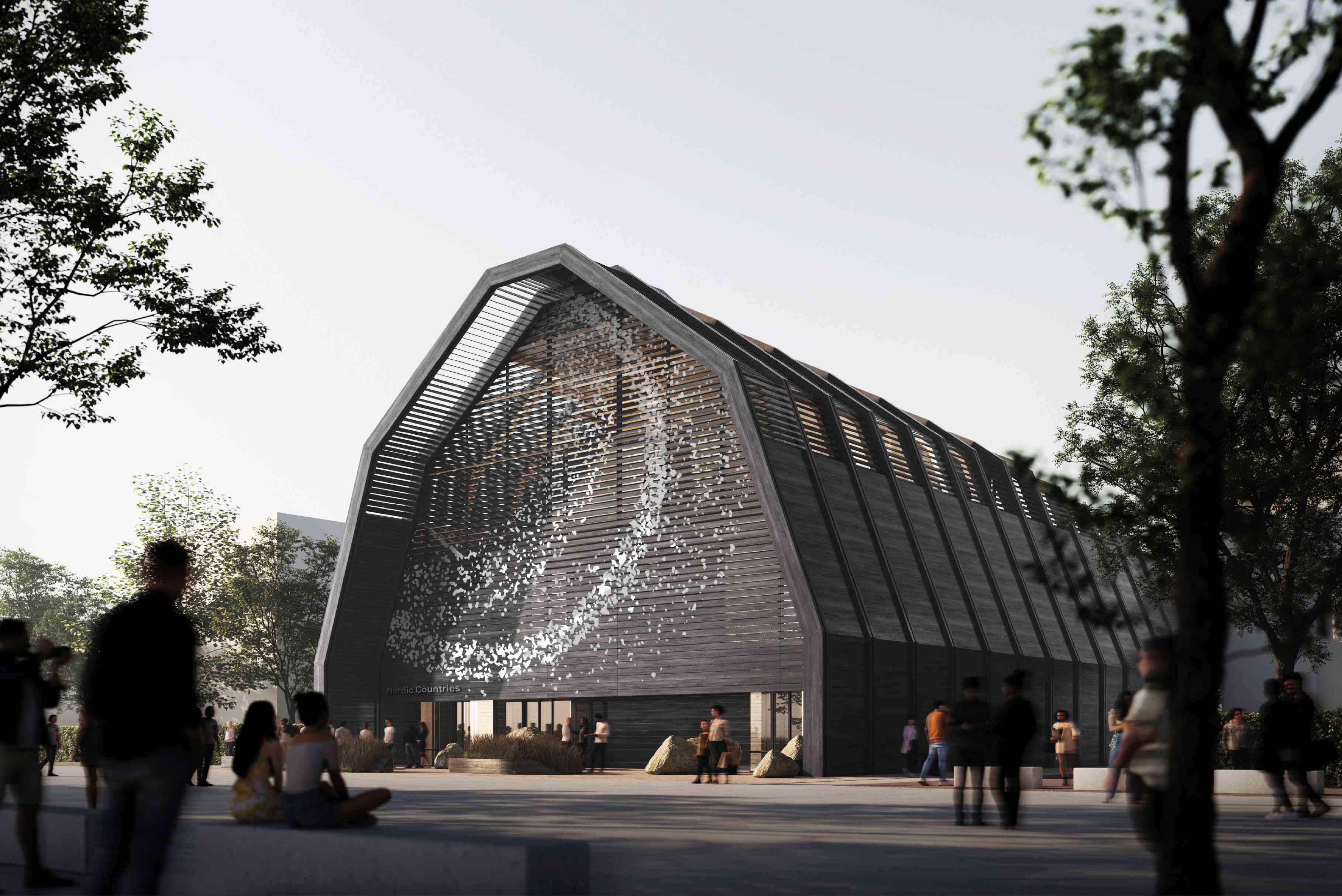 北欧パビリオン外観（©The Nordic Pavilion）